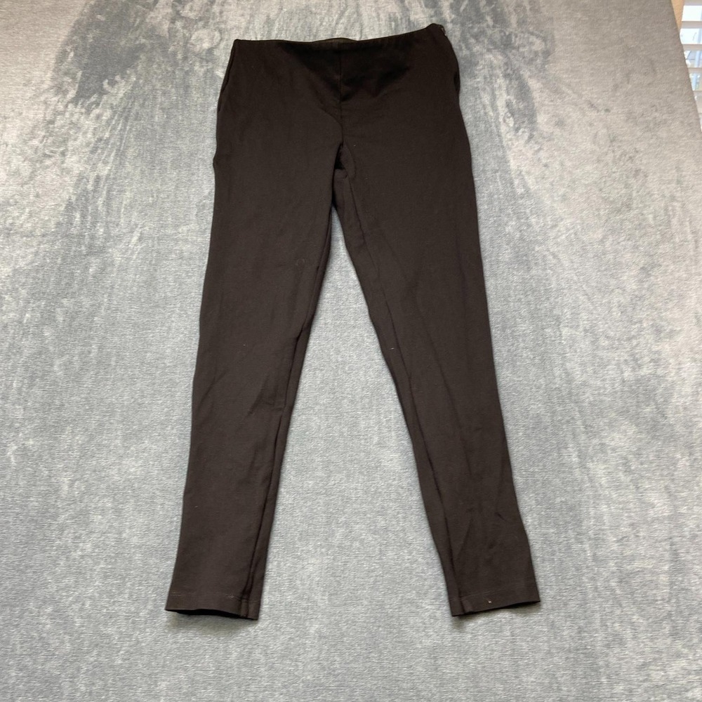 Ann Taylor Pants Womens 6 30x26 Black Side Zip Mid Rise Skinny Leg Outdoor